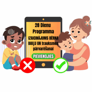 28 dienu izaicinājums, lai mazinātu bērnu bailes